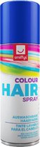 Smiffys carnaval haarverf - blauw - spuitbus - 125 ml - haarspray