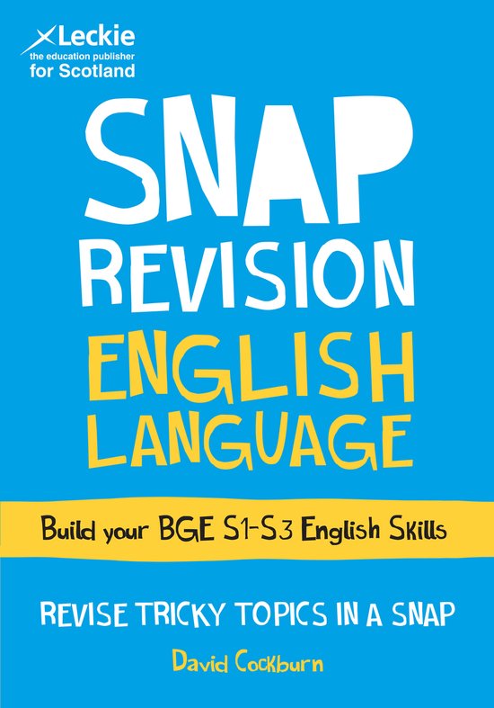 Leckie SNAP Revision- BGE English Language - cover