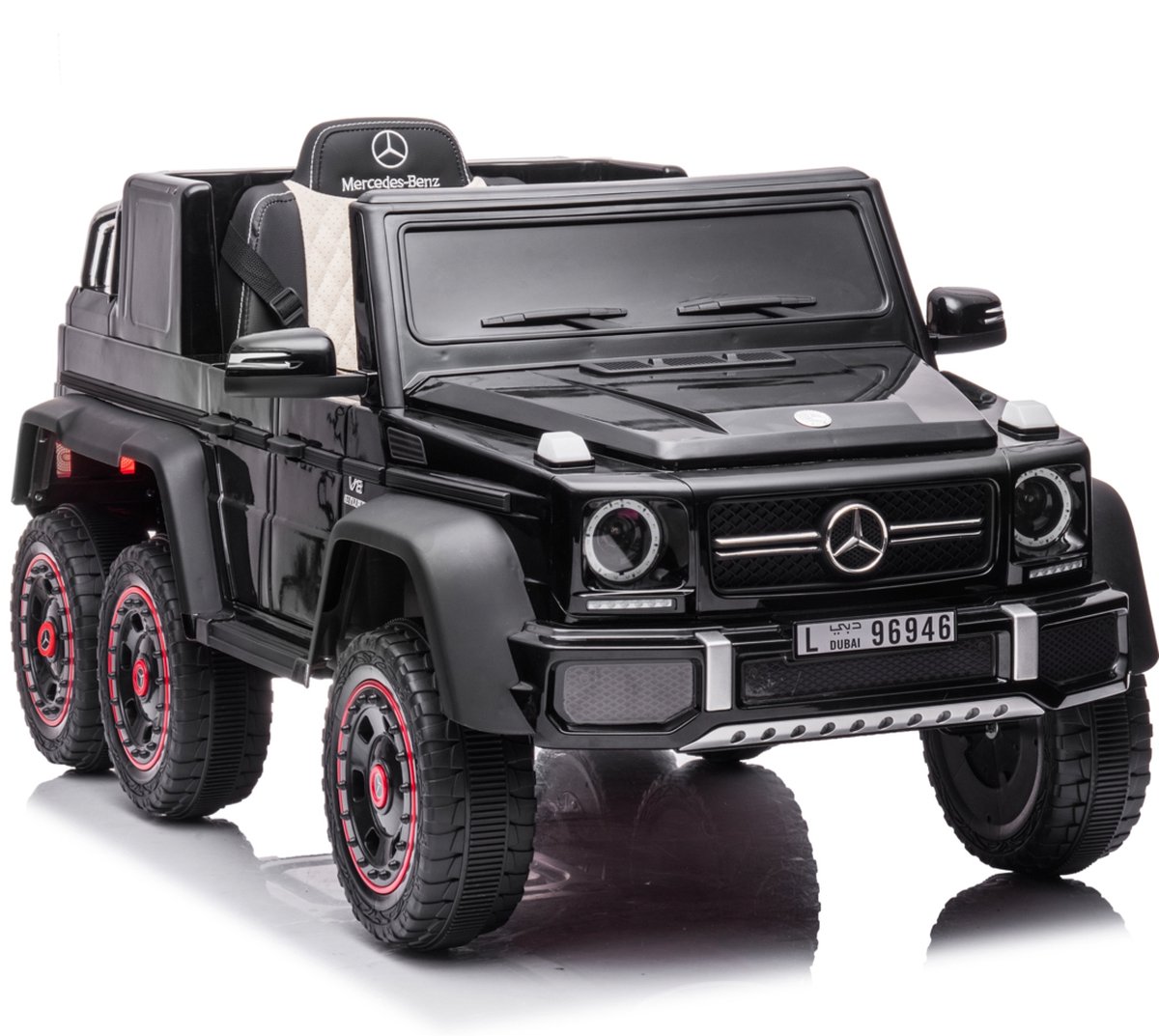Acheter Modèle de voiture pick-up noir tout-terrain G63 AMG 6x6