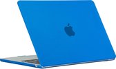 Mobigear - Laptophoes geschikt voor Apple MacBook Air 15 Inch (2023-2024) Hoes Hardshell Laptopcover MacBook Case | Mobigear Matte - Donkerblauw - Model A2941