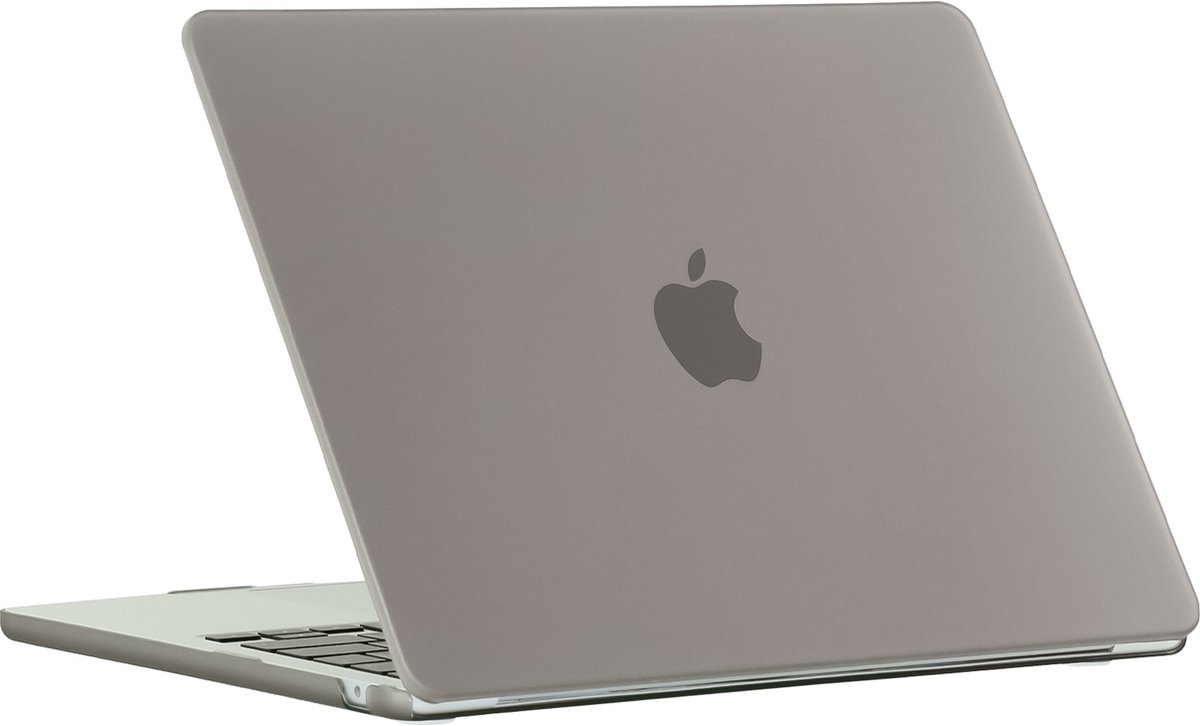 Mobigear Laptophoes geschikt voor Apple MacBook Air 15 Inch (2023-2025) Hoes Hardshell Laptopcover MacBook Case | Mobigear Matte - Grijs - Model A2941 / A3114 / A3241