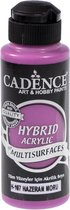 Cadence Hybride acrylverf (semi mat) Hazeran paars 01 001 0107 0120  120 ml