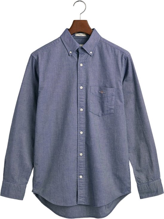 Gant Oxford Regular Fit Shirt Met Lange Mouwen Blauw 4XL Man