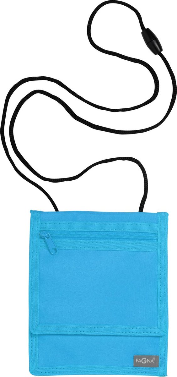 Brustbeutel 16x13cm hellblau