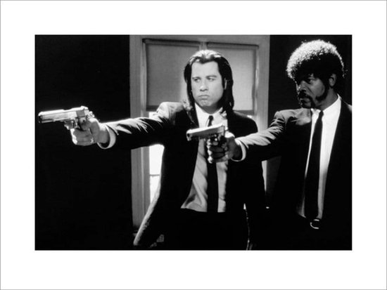 Pyramid Poster - Pulp Fiction And Guns - 60 X 80 Cm - Multicolor