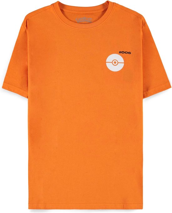 Pokémon - Charizard Heren T-shirt - L - Oranje