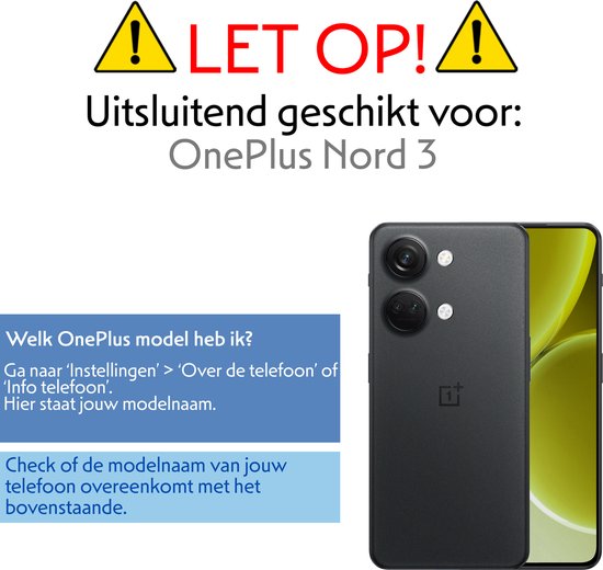 Coque pour OnePlus Nord 3 Coque en Siliconen avec 2x films de protection d'écran - Coque pour OnePlus Nord 3 Coque en Siliconen - Rose clair