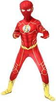 Superheldendroom - The Flash - 146/152 (10/11 Jaar) - Verkleedkleding - Superheldenpak