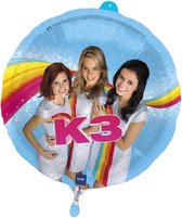 K3 Blauw Folie Ballon