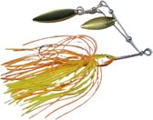 Xplosion- Spinnerbait 1 stuk - 14 gram/ 10 cm - Roofvissen - Oranje - Geel