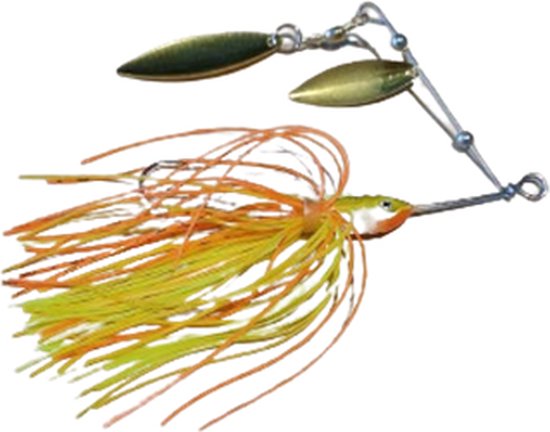 Xplosion- Spinnerbait 1 pièce - 14 grammes/ 10 cm - Poissons carnassiers - Oranje