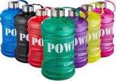 Bluefinity sportfles 2.2 liter - power - XXL drinkfles - BPA-vrij - fitness - waterfles groen