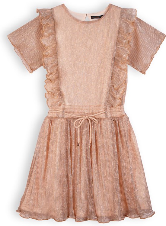 Nono N312 5807 Meisjes Jurk Light Gold Maat 158 164 bol