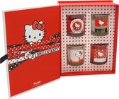 Hello Kitty 4 Mini Bougies parfumées - Coffret Cadeau - 4 Parfums - 30g