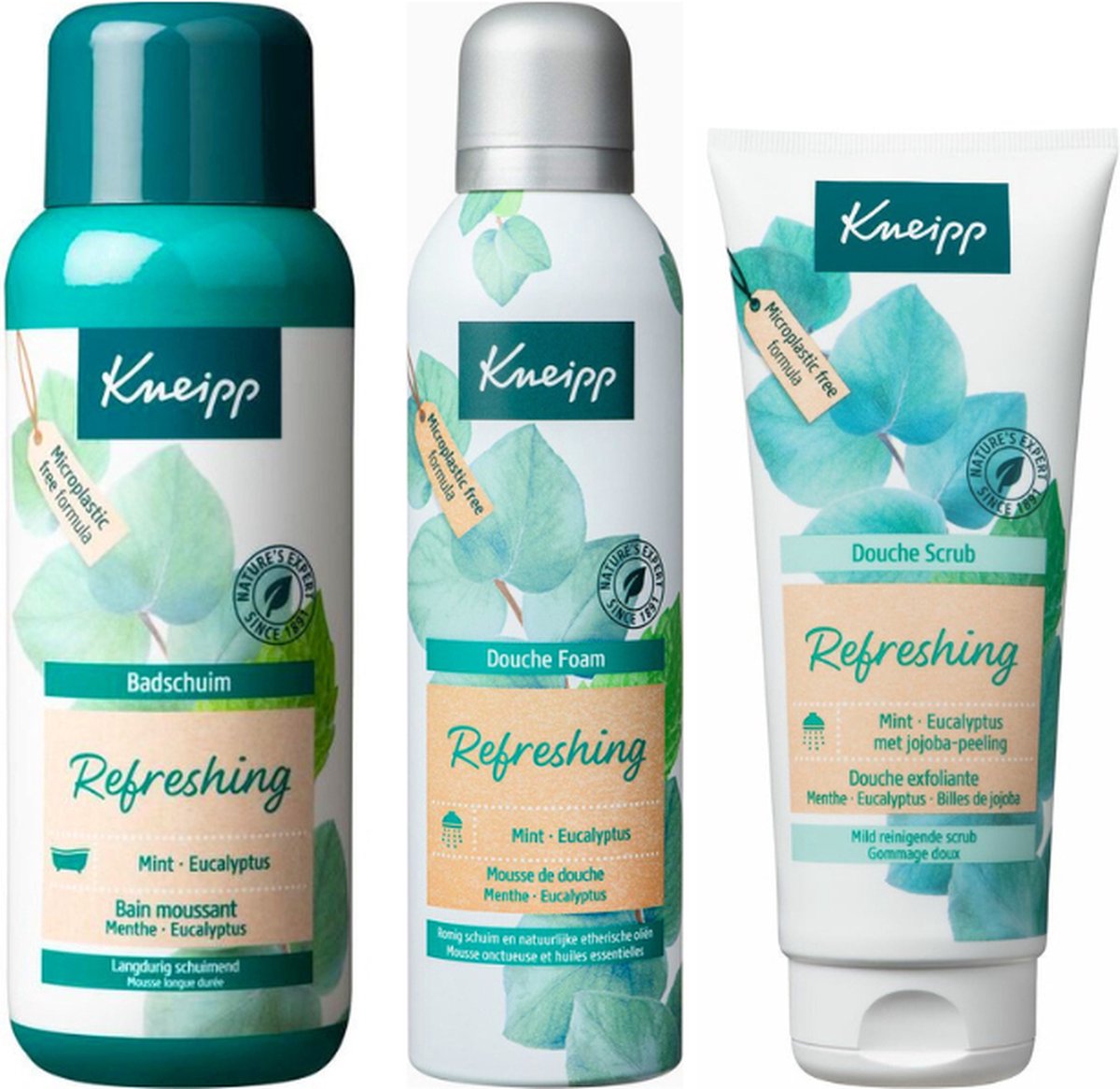 Kneipp Refreshing Douche, Scrub & Bad | Cadeauset