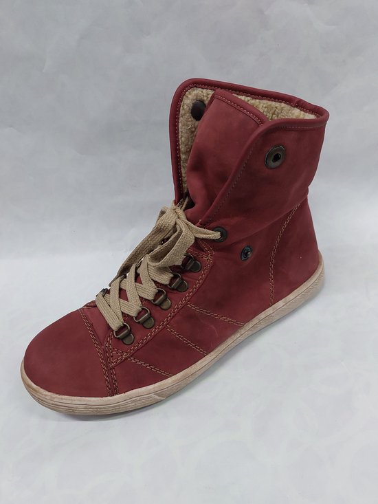 REMONTE D3371-14 / halfhoge veterschoenen / rood / maat 37