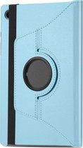 iMoshion Tablet Hoes Geschikt voor Samsung Galaxy Tab A9 - iMoshion 360° Draaibare Bookcase - Turquoise /Turquoise