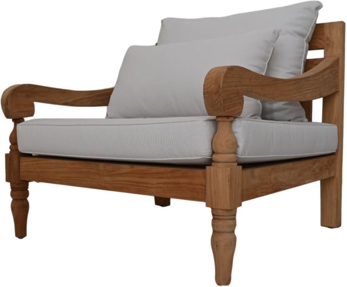 terrasstoelen weerbestendig - lounge stoel - lounge fauteuil - tuinstoel kuip - kuipstoel buiten - loungestoel - tuinstoelen - 90x95x90 - Wood Selections