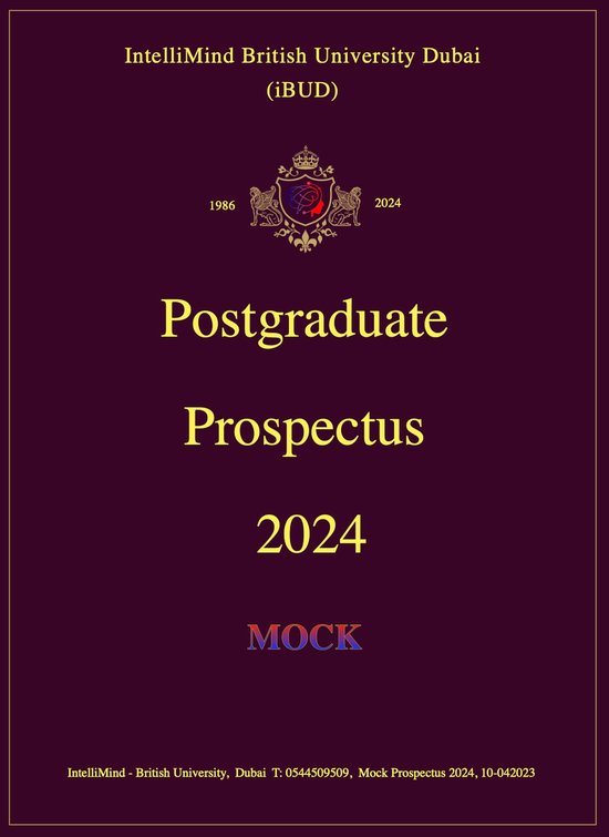 Postgraduate Prospectus 2024 (ebook), Cornelia Brown 1230007164576