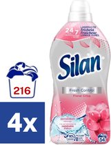 Silan Fresh Control Adoucissant Floral Crisp - 4 x 1 242 l (216 lavages)