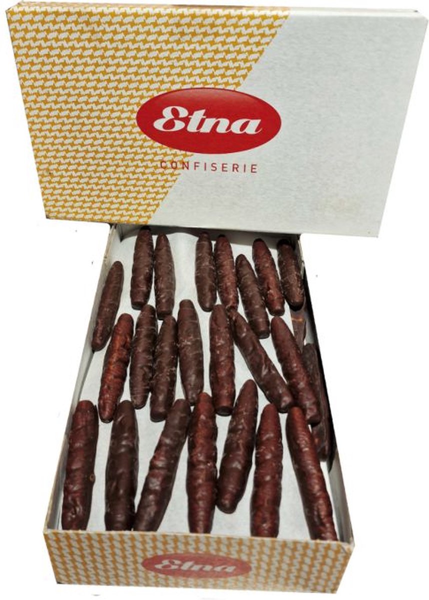 Etna kleine chocolade guimauve-sigaren - 100 x 9 cm