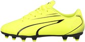 PUMA VITORIA FG/AG Jr FALSE Sportschoenen - Electric Lime-PUMA Black - Maat 37.5