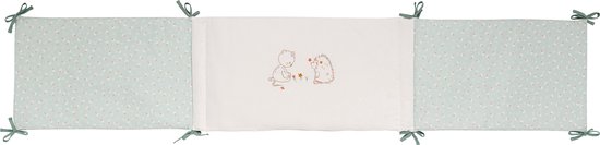 Nattou Mila, Lana et Zoé - Tour de lit - 180x35 cm - Vert Sauge Clair