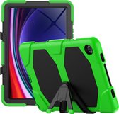 Tablet Hoes geschikt voor Samsung Galaxy Tab A9 Plus (2023) - Extreme Armor Case - Groen