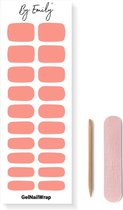 By Emily® Gel Nail Wraps & Gellak Stickers - Sunkissed Sands - Nagelstickers - Gel Nagel Folie - DIY Manicure - Langhoudende Nail Art - UV LED Lamp Vereist - Trendy Designs - SpringNails- Lente - Nagels Inspiratie - Veilig voor Nagels - 20 Stickers