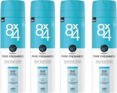 8 x 4 Deo Spray No 19 - Pure Freshness - 4 x 150 ml
