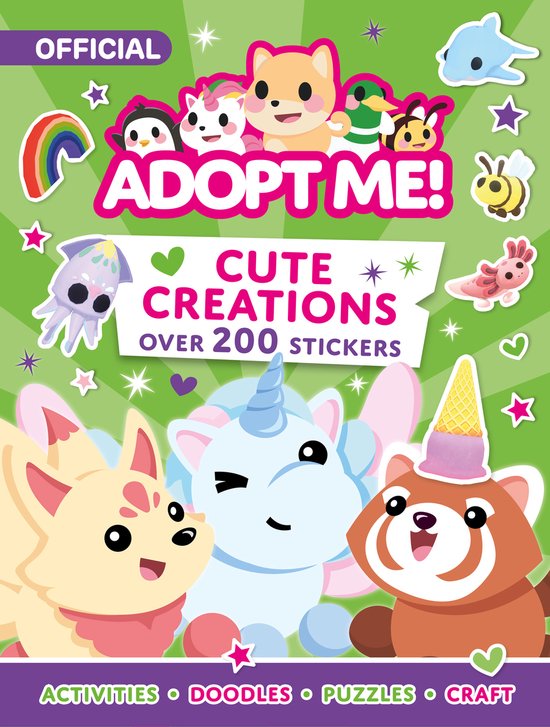 Adopt Me!- Adopt Me! Cute Creations Sticker Book - cover