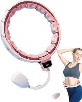 Hula Hoop Fitness Smart , avec Compteur Intelligent et Balle de Gravité, 16 Sections Réglables Amovibles, Hula Hoop de Massage enveloppant à 360°, pour Perte de Poids Adultes Enfants Minceur Débutants - 1,7 kg
