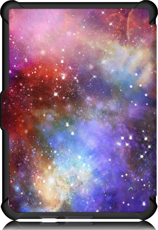 Hoesje Geschikt voor Kobo Clara HD Hoes Book Case - Hoes Geschikt voor Kobo Clara HD Hoesje Book Cover Met Screenprotector - Galaxy van Mobigear — afbeelding 5
