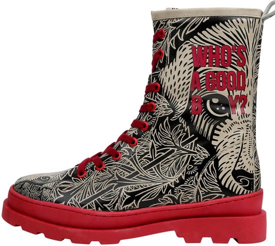 Gizelle Bottes Gogo Femme - Hautes Jusqu'aux Genoux, Style Rétro 60s/70s, Plateforme Brillante