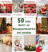 50 Luxe Kerstkaarten en Nieuwjaarskaarten met Enveloppen - 5x10