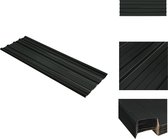 vidaXL Panneaux de toit en métal - Anthracite - 129 x 45 cm - 0,25 mm - 12 pièces - Feuille de toit
