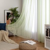 halfdoorzichtig, vintage, decoration curtain ,55W x 88L Green