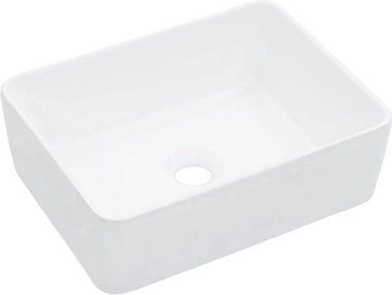 Bruckner wastafel waste met RVS rooster 4cm wit
