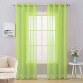 halfdoorzichtig, vintage, decoration curtain, 140 x 280 cm (L x H), Light Green