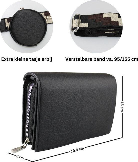 Sac Bandoulière Femme Fuchsia - Tassen Trendy Femme - Sac Bandoulière Ceinture