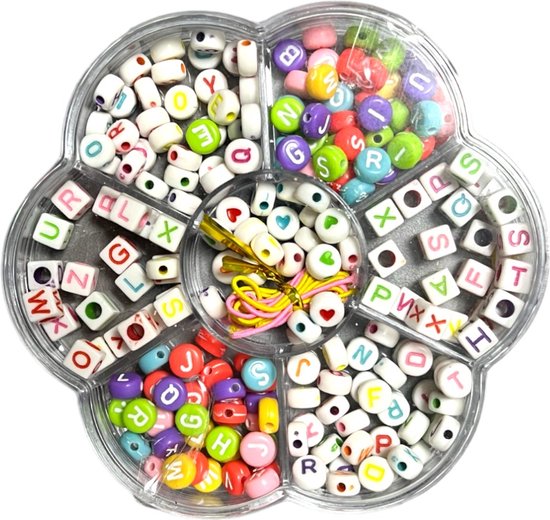 12mm letterkralen | Fezy's - siliconen kralen, custom draagzakken en baby artikelen