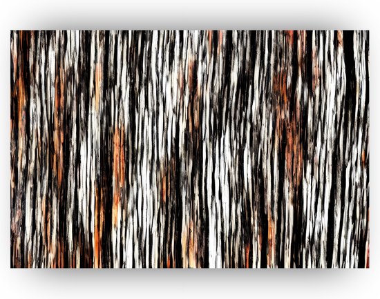 Abstracte hout poster - Poster hout - Close-up - Bomen posters - Muurdecoratie abstract - Posters abstract - 120 x 80 cm