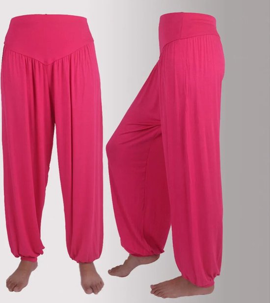 Finnacle - Sarouel - Pantalon de yoga - Chill pants - Rose clair - XXL - Sarouel - Pantalon aéré - Pantalon ample : Pantalons confortable et aéré en rose clair, XXL.