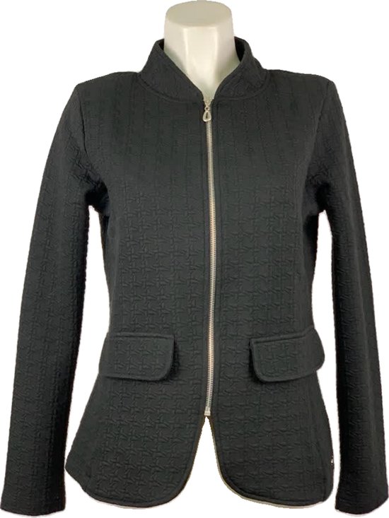 Angies – Travelkleding voor dames – Luxe jasje met Rits – Ademend – Kreukherstellend – Duurzaam - In 5 maten - Maat XL