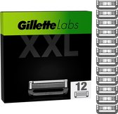 Gillette Lames de recharge pour GilletteLabs - Barre exfoliante et Razor chauffant - 12 Lames de rasoir