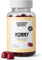 Yummygums Mommy zwanger - goede dosering Foliumzuur & Vitamine D3 - Prenatal - 60 lekkere suikervrije vegan gummies