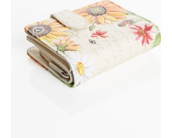 Shagwear Pasjeshouder - Portemonnee Dames - Portefeuille Dames - Kunstleer - Sunflower (009504sm)