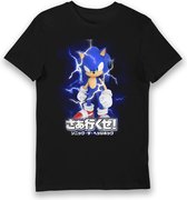 Sonic The Hedgehog shirt – Lightning Glow in the Dark M