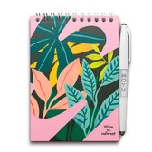 MOYU - Love Garden Notebook - Uitwisbaar Notitieboek A6 Hardcover - Multifunctionele pagina’s - Inclusief uitwisbare pen, houder en wisdoekje