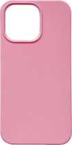 Siliconen back cover case - Geschikt voor iPhone 13 - TPU hoesje Roze (Past Alleen iPhone 13)